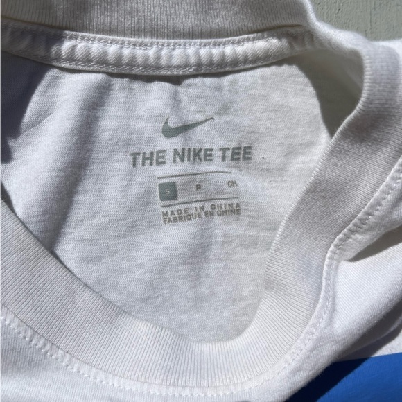 Men's Nike T-Shirt Multicolor All-Over Spell S Swish Logo Streetwear City Sports - Picture 3 of 11